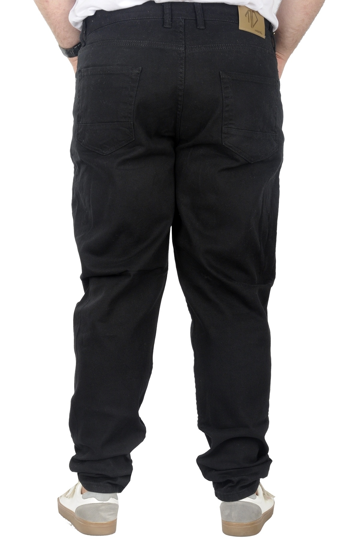 ModeXL Mode Xl Büyük Beden Pantolon Gabardin Jogger Doğa 22920 Siyah görsel 4