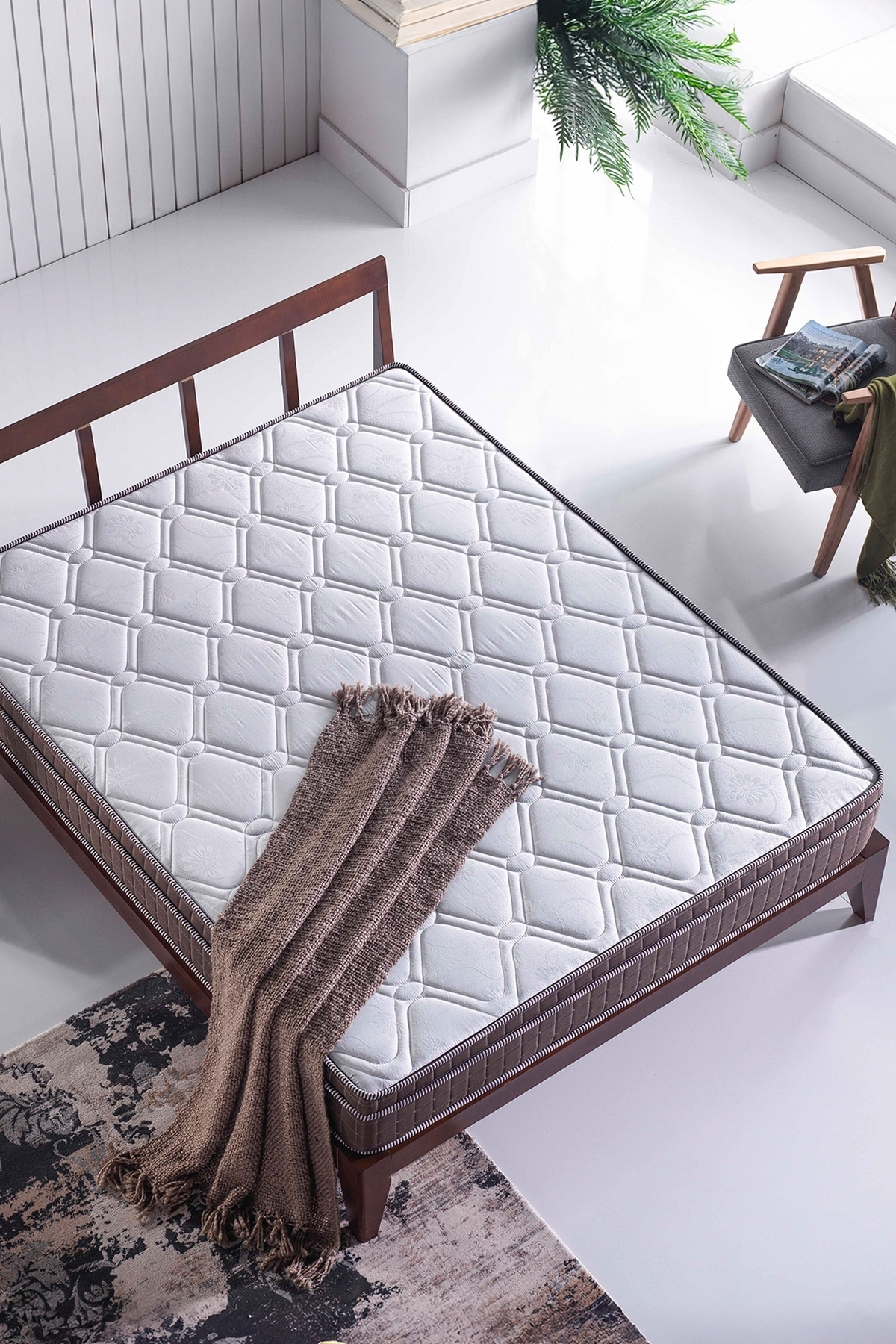 Mounted Fixed Pad Orthopedic Mattress