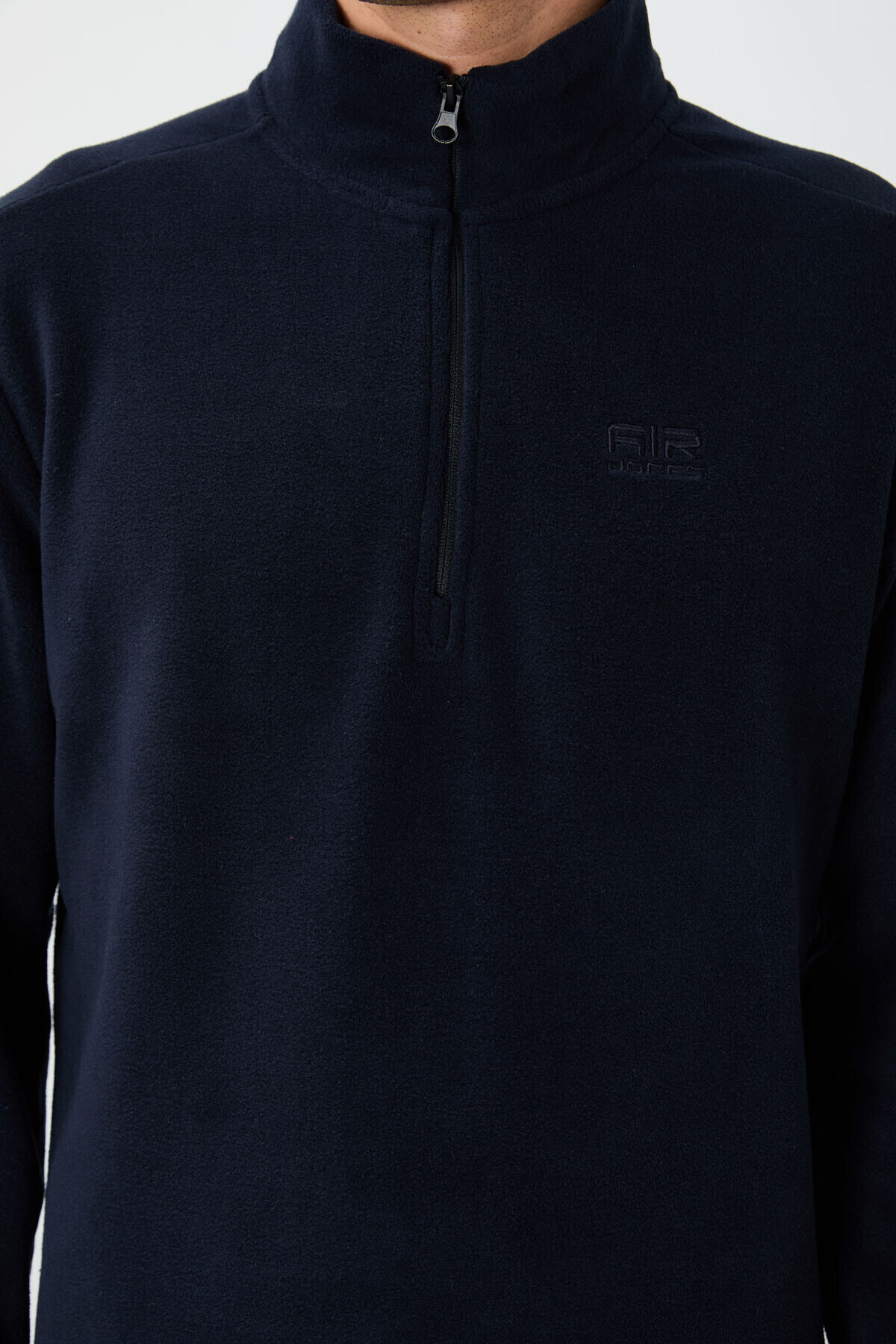 سویشرت مردانه پشمی یقه آبی River Navy Stand-up - 88310 — رنگارنگ A14ER-88310 — تصویر 5 از 6