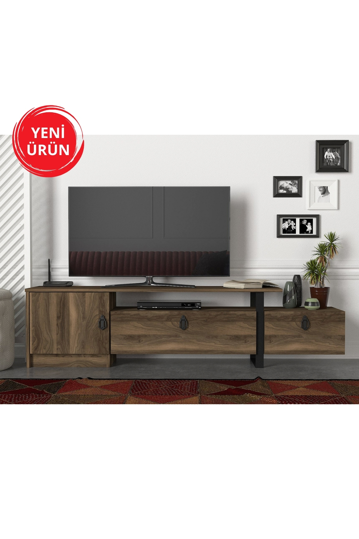 Exclusive Aramis TV Unit - Walnut