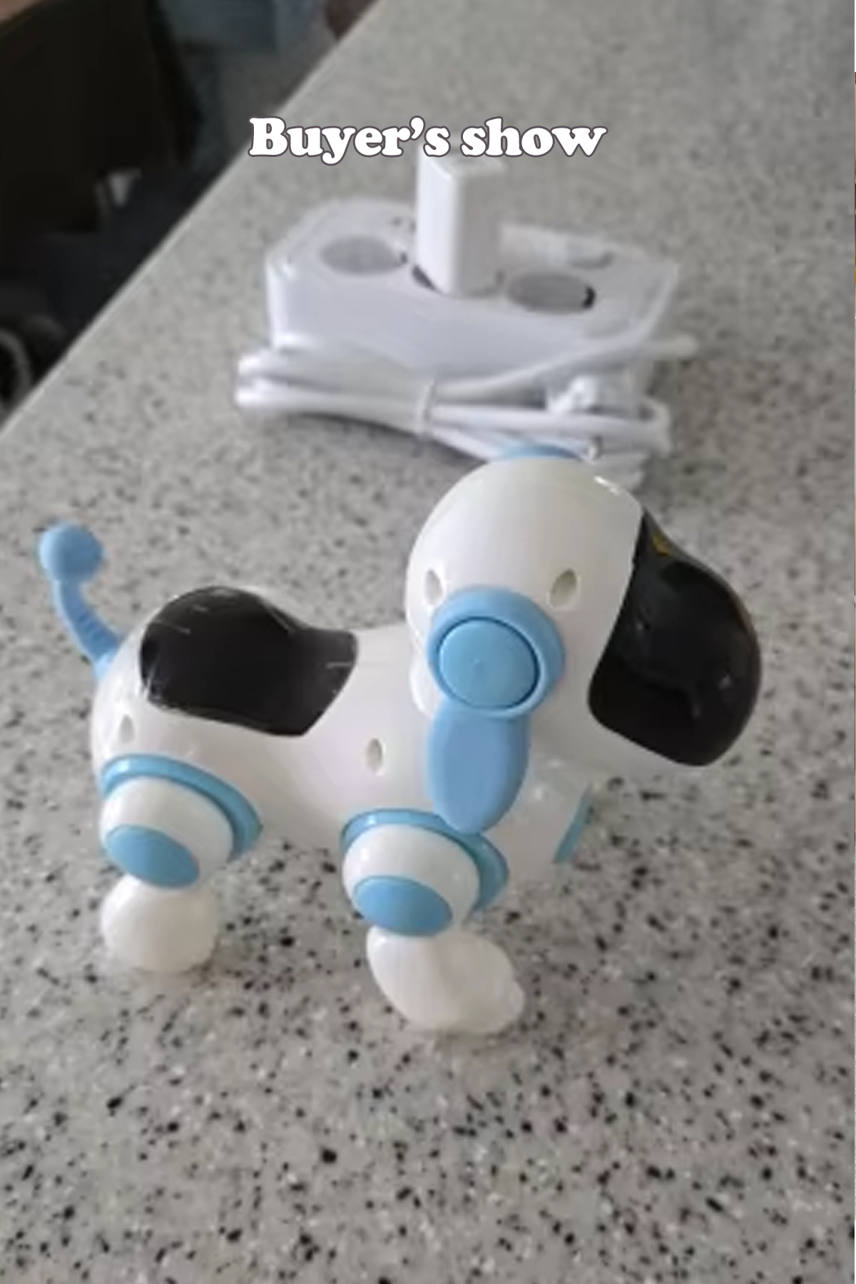 سگ رباتیک تعاملی بلو اسمارت، با حرکت شبیه به راه رفتن شبیهسازیشده، نور، صدا، موسیقی، آموزشی برای کودکان Cr