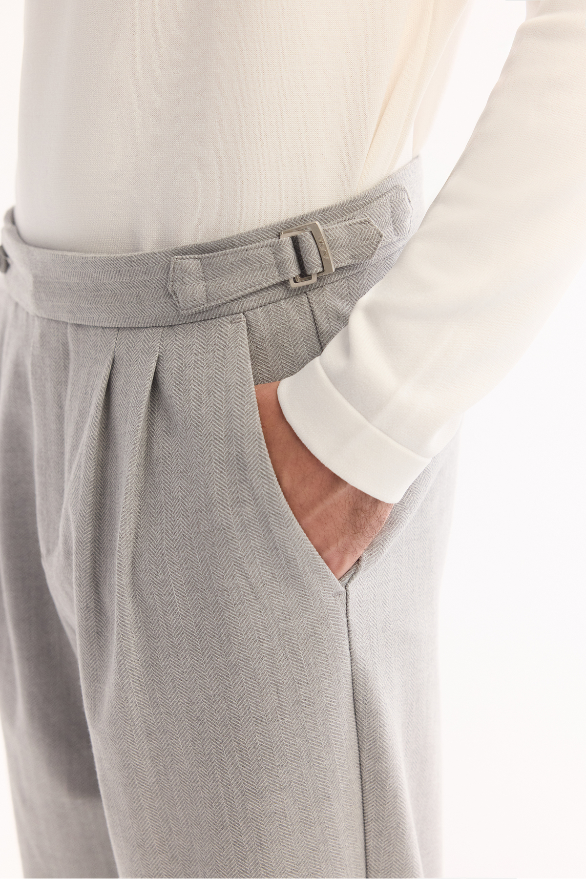 شلوار مردانه راسته فاق نرمال | آوا Avva A52Y3010 - تصویر 6