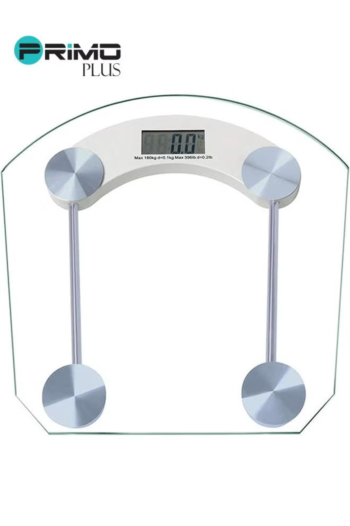Digital LCD Electronic Glass Weighing Scale White, HH376,