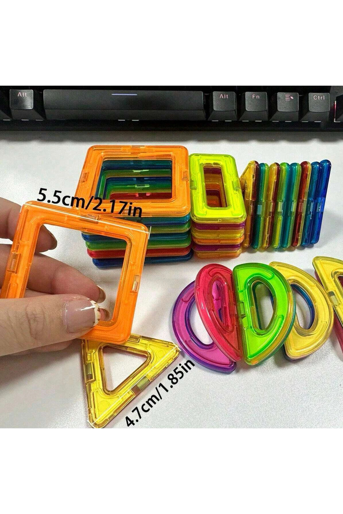 choice2 Medium Size 56pcs Magnetic Building Blocks DIY Magnets Toys medium size STEM Toys Construction Toys