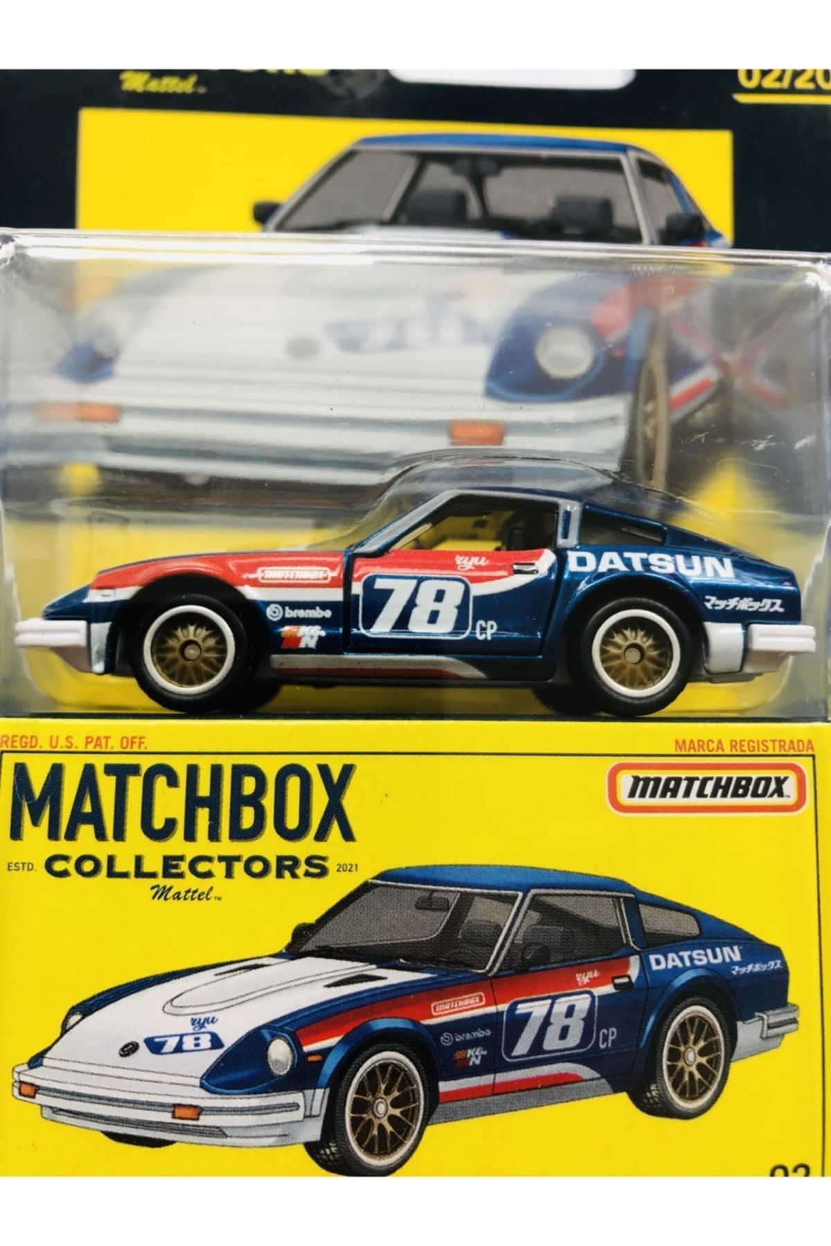 商品ミニチュア Matchbox 2022 Yeni Seri 1982 Datsun 280 Zx Rally 1:64 Ölçek