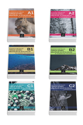 ZUGZWANG A1 + A2 + B1 + B2 + C1 + C2 Almanca Okuma Kitapları 6'lı Set | Türkç...