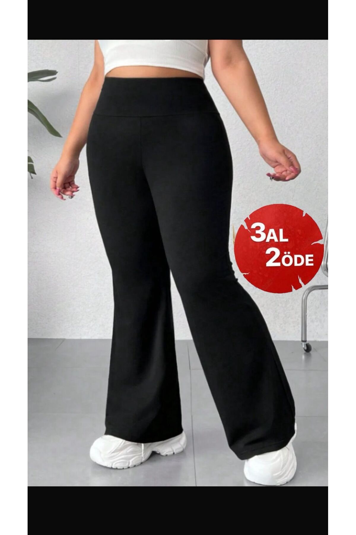 Lesa Wear büyük beden yüksek bel toparlayıcı ve sıkılaştırıcı ispanyol paça tayt, büyük beden spor tayt