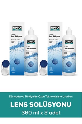 UPPO MOİST SKT 11.2028 Lens Solüsyonu 360 ml 2 Li Paket Ozonlama Ile Üretilen...