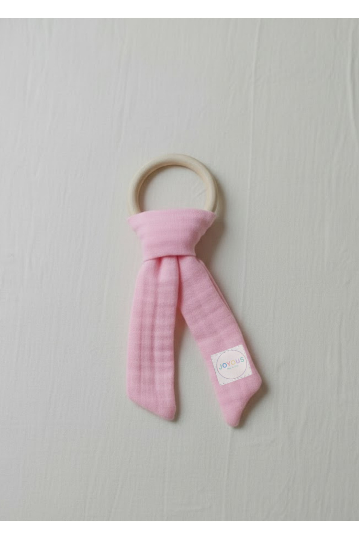 Joyous Mom Kids Hoş Geldin Bebek Seti 3'lü %100 Pamuk Müslin Set Diş Kaşıyıcı Emzik Askısı Uyku Arkadaşı Yenidoğan fotoğrafı 3 (önizleme)