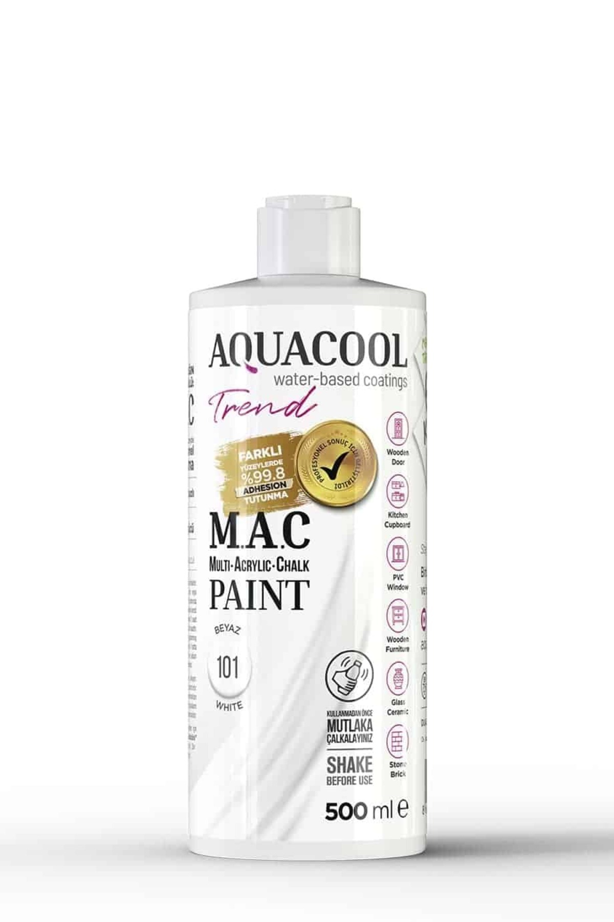 Aquacool Trend Mac Boya 101 Beyaz 500ml