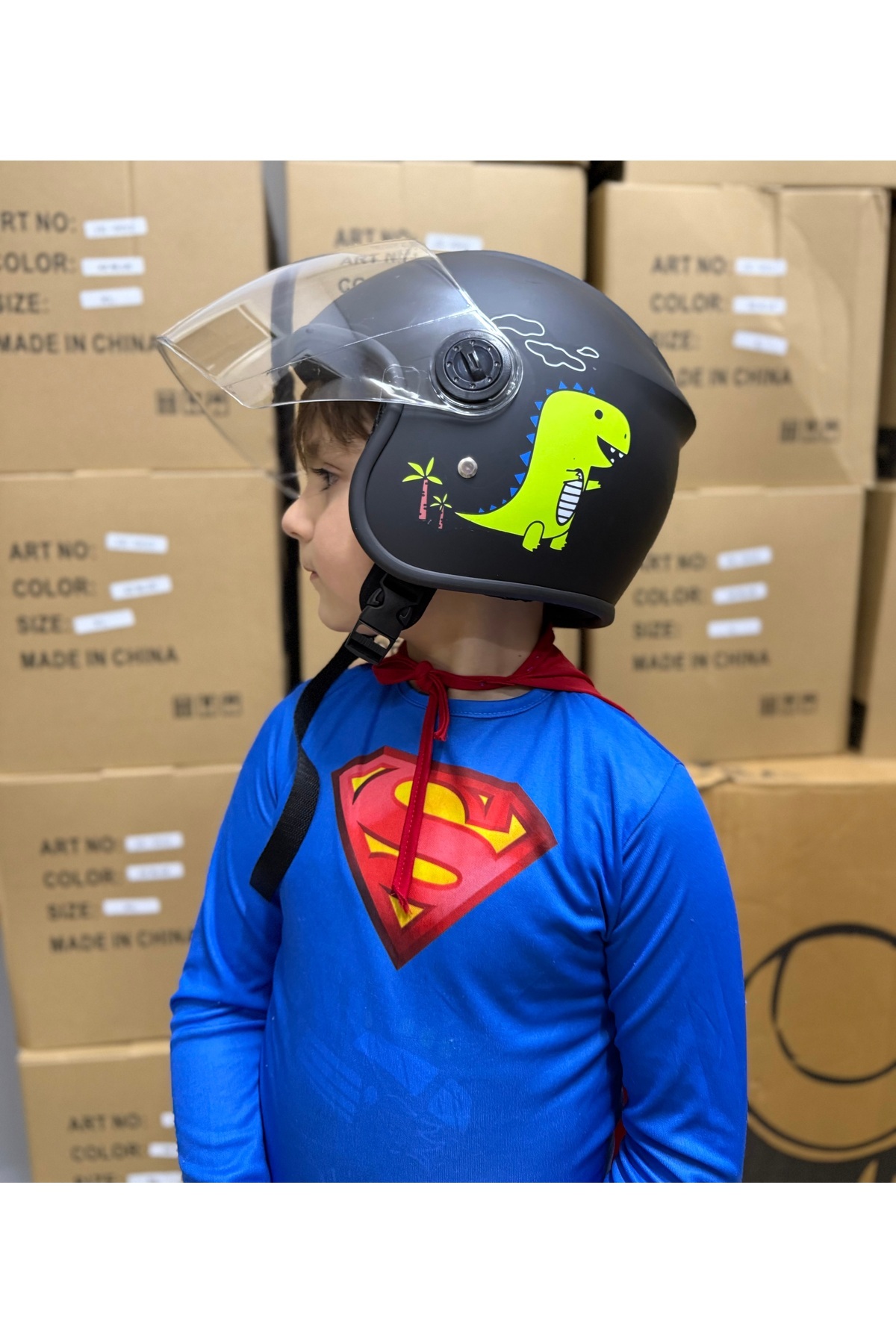 OKYANUSMOTO Çocuk Kaskı (CANAVAR)