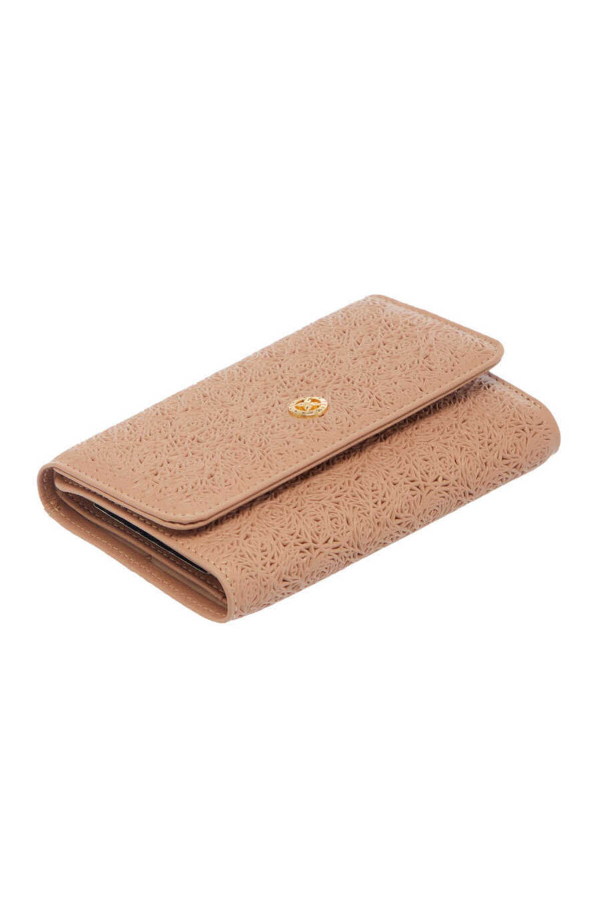 Powder Genuine Leather Women Wallet-S1CB00005788-J1B