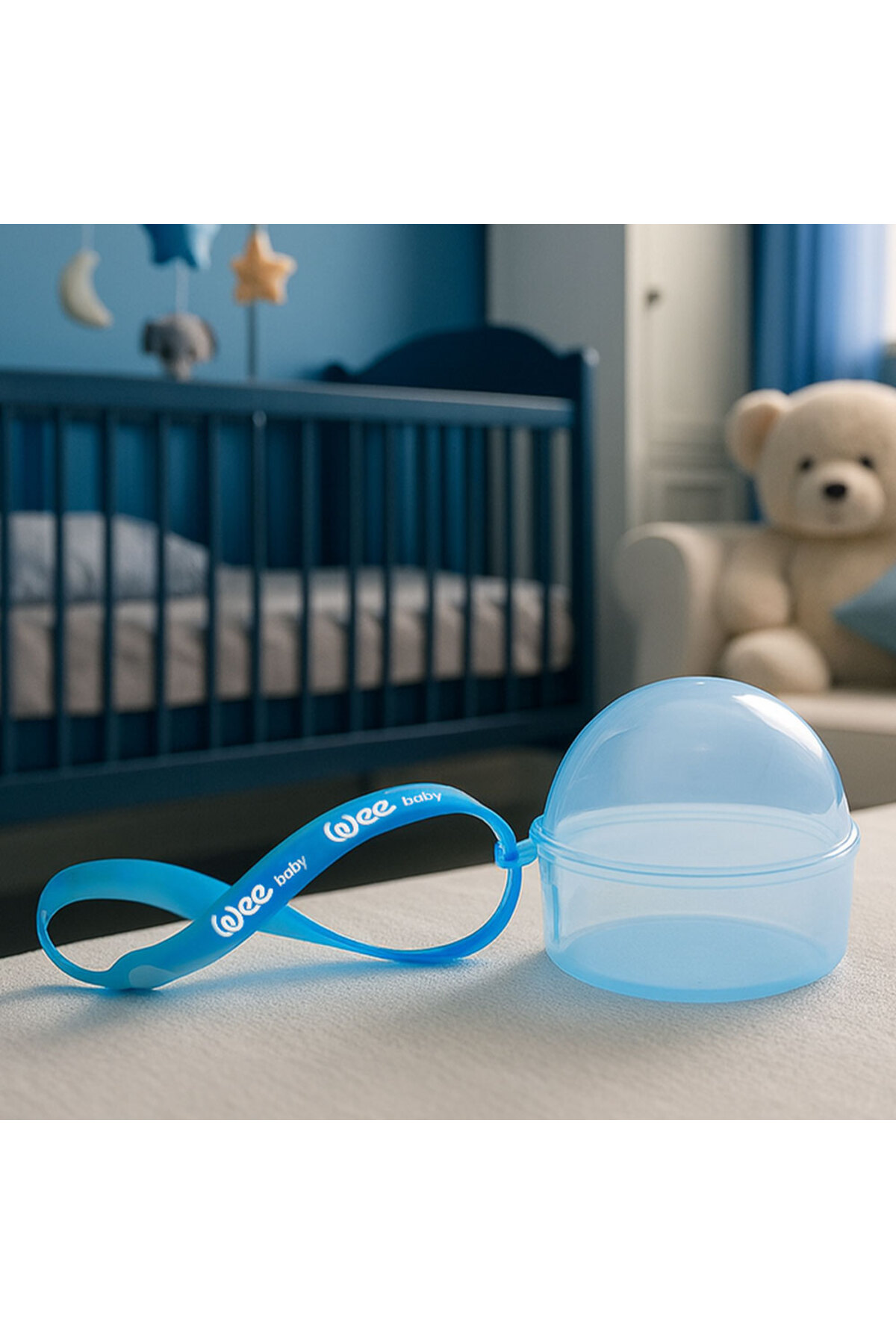 Wee Baby Emzik Saklama Kutusu - MAVİ fotoğrafı 5 (önizleme)