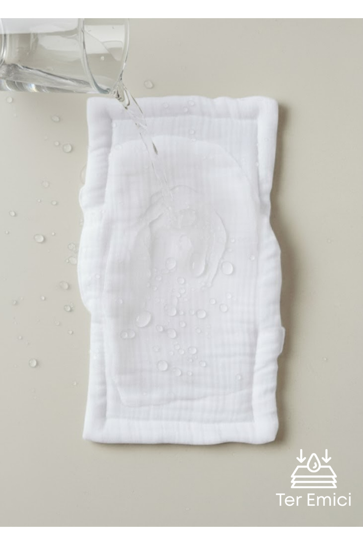 Joyous Mom Kids 4 Katlı Muslin Bebek Emzirme Yastığı Minderi Bebek Emzirme Destek Minderi Ter Önleyici Kol Yastığı fotoğrafı 2 (önizleme)