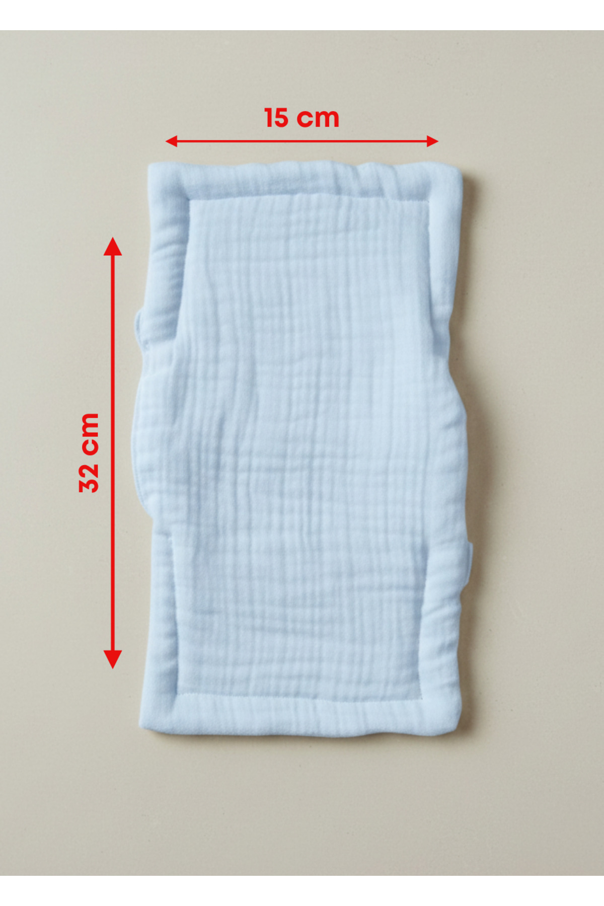 Joyous Mom Kids 4 Katlı Muslin Bebek Emzirme Yastığı Minderi Bebek Emzirme Destek Minderi Ter Önleyici Kol Yastığı fotoğrafı 3 (önizleme)