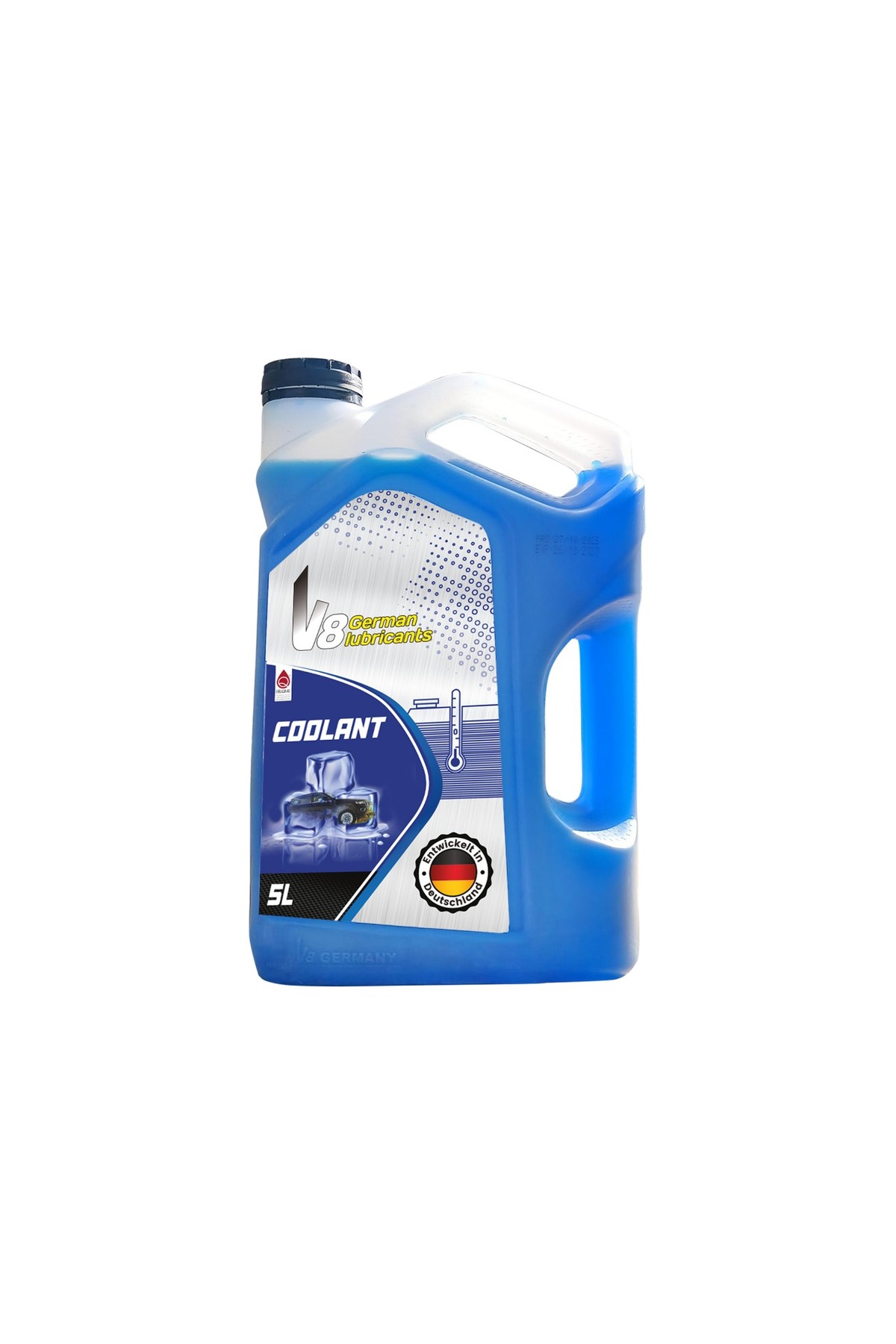 German Radiator Water SAMER V8 German Lubricants Blue Radiator Coolant 5L – Long Life Car ...
