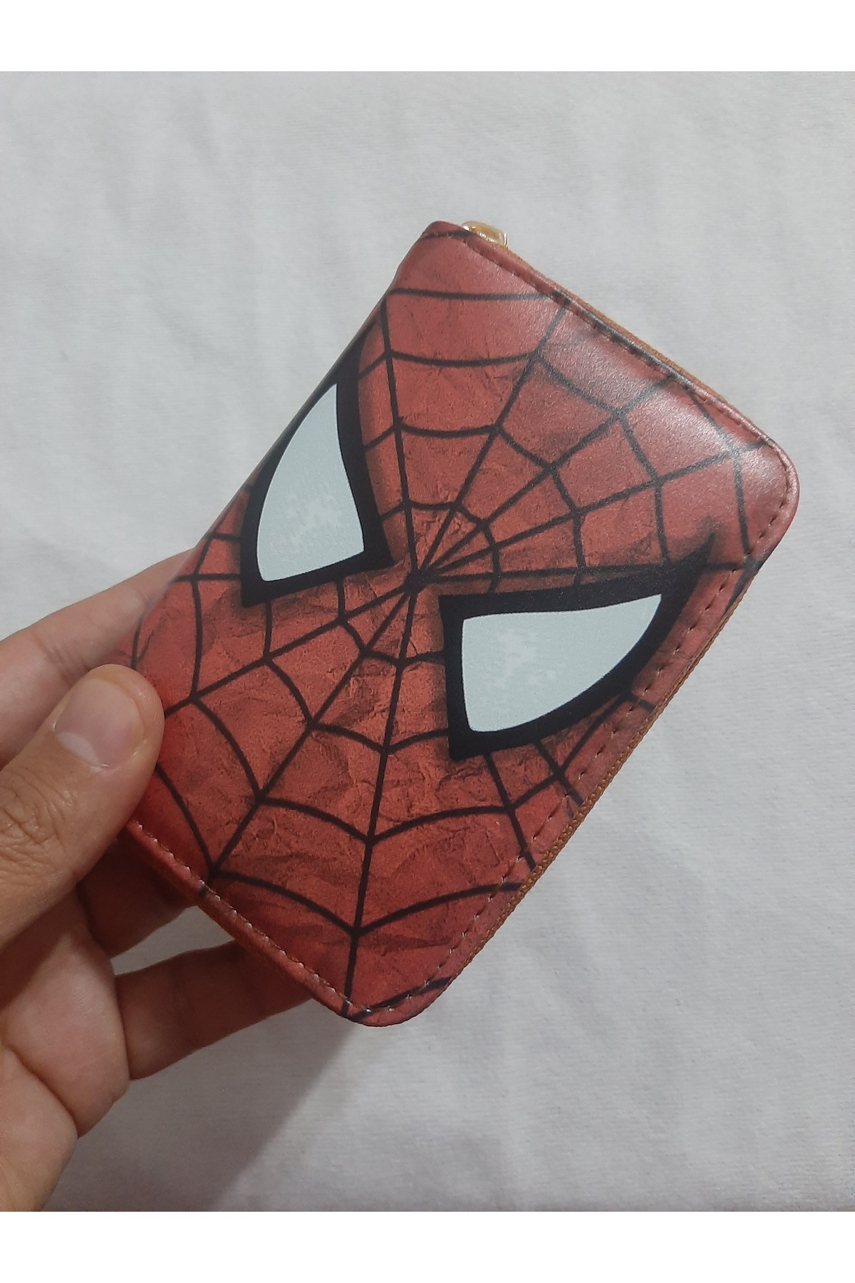 OWLBAG COMPANY OWL BAG spider mask Desenli tasarım suni deri cüzdan