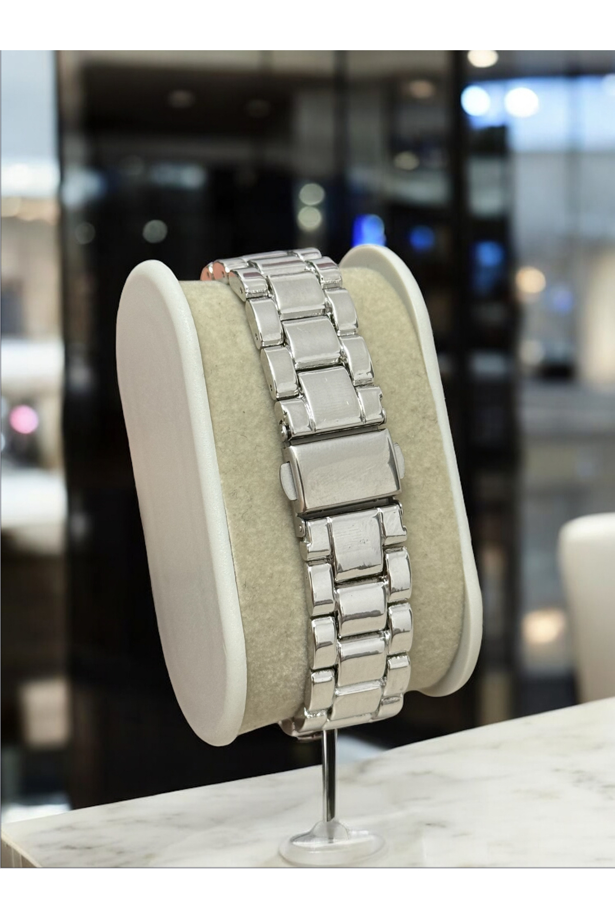 Spectrum  Metal Çelik Full Gümüş Renk Kadın Kol Saati - Görsel 3