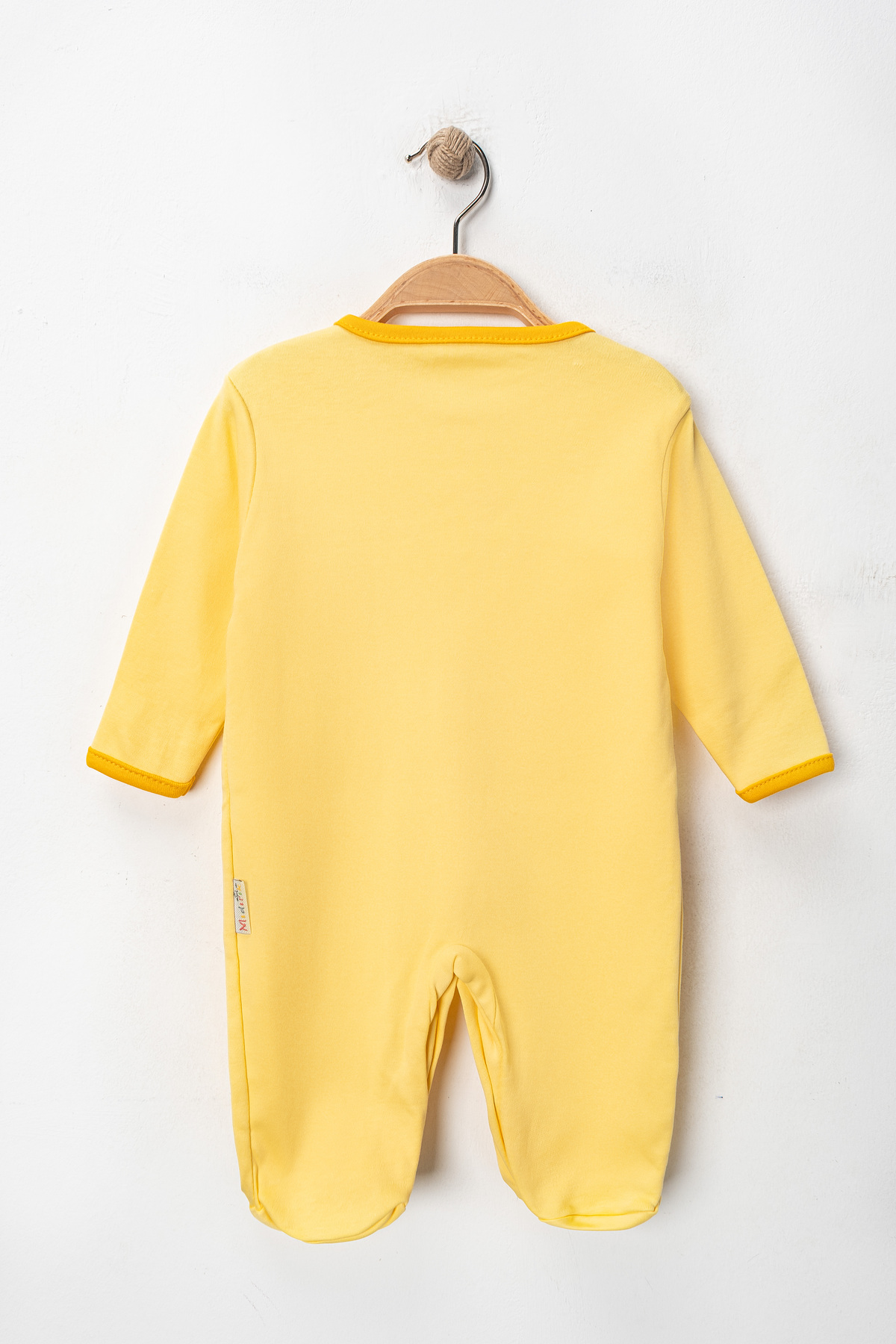 ENİA BABY Erkek Kız Bebek Kıyafeti Ördek Desenli %100 Pamuklu Patikli Mevsimlik Renkli 3lü Tulum Set Yenidoğan fotoğrafı 4 (önizleme)