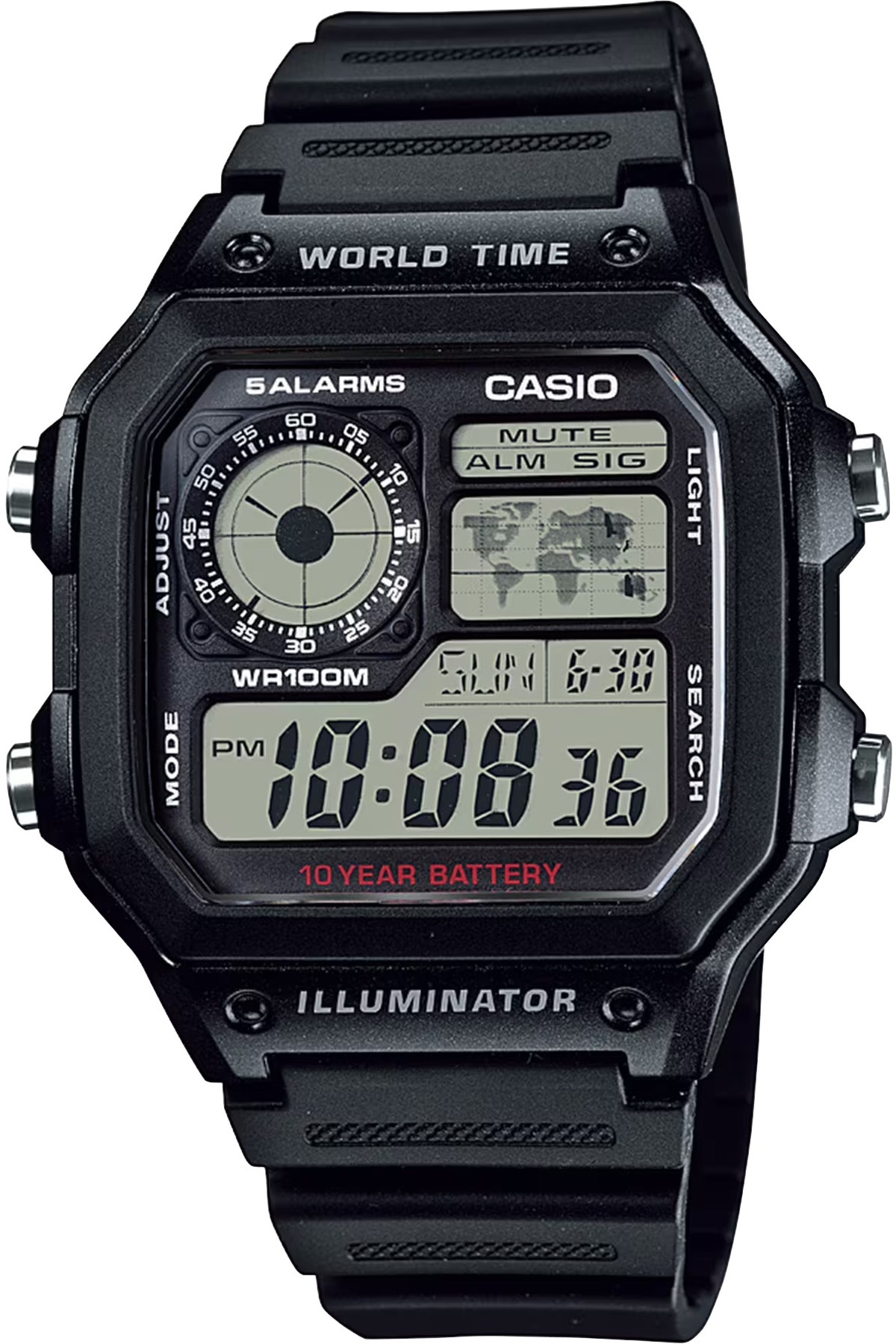 Casio Ae-1200wh-1avdf Dijital Erkek Kol Saati görsel 2