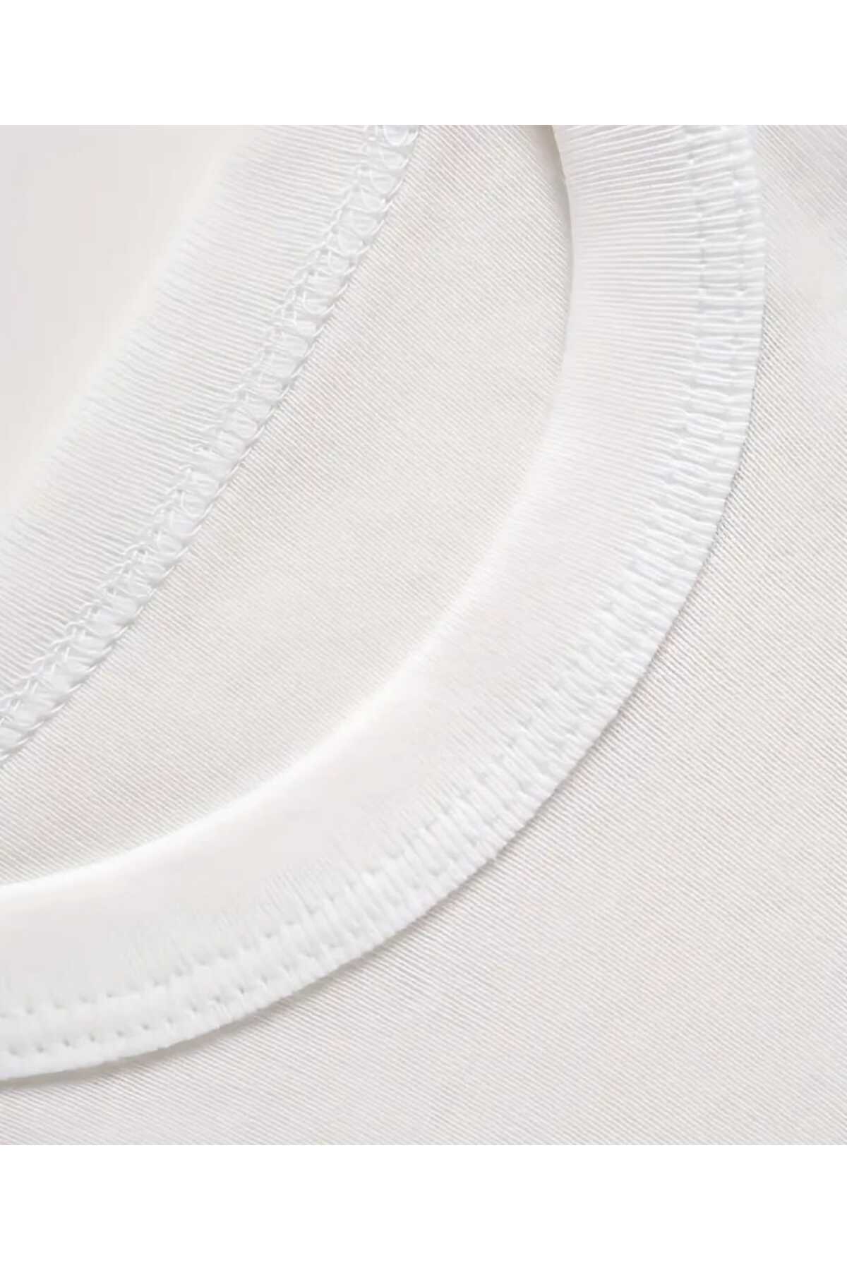 MDK KİDS 5’li Set %100 Pamuk Askılı Unisex Bebek Zıbın – Organik, Çıtçıtlı Bebek Body Zıbın fotoğrafı 4 (önizleme)