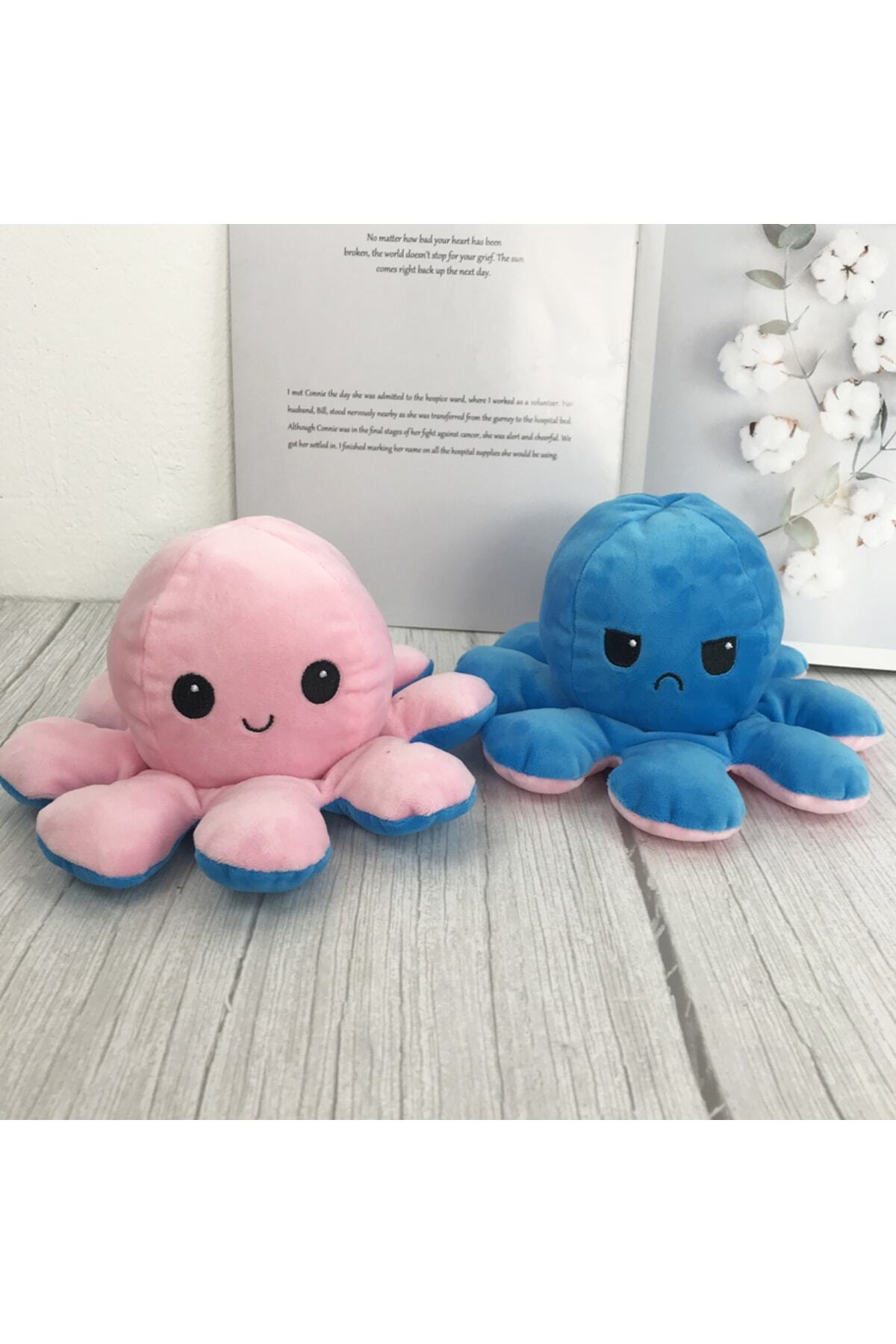 pamela home Mood Değiştiren Ahtapot Yastık Mavi-Pembe fotoğrafı 5 (önizleme)