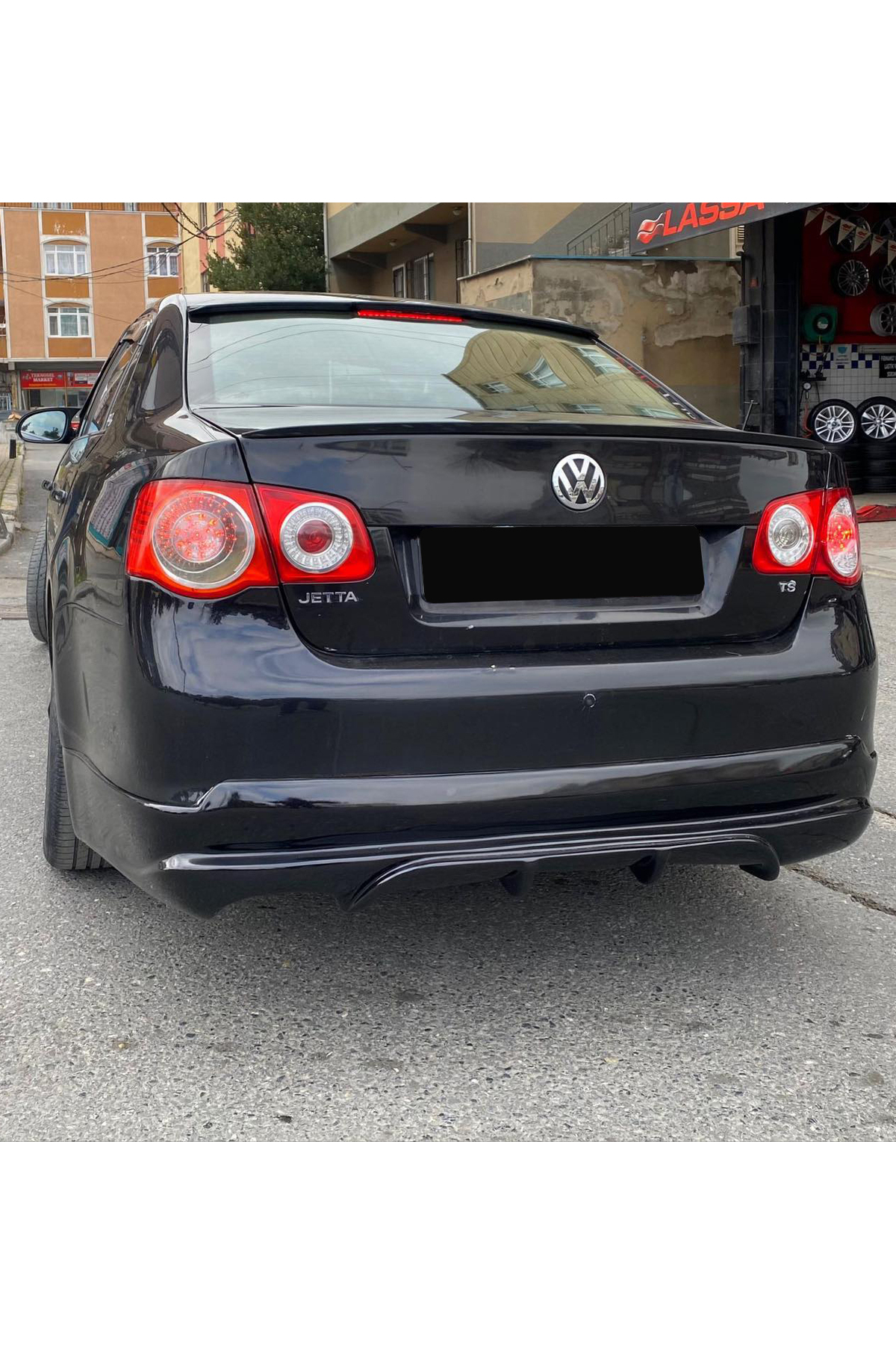 Volkswagen Jetta Mk5 2005-2010 uyumlu Boyasız plastik Arka Ek