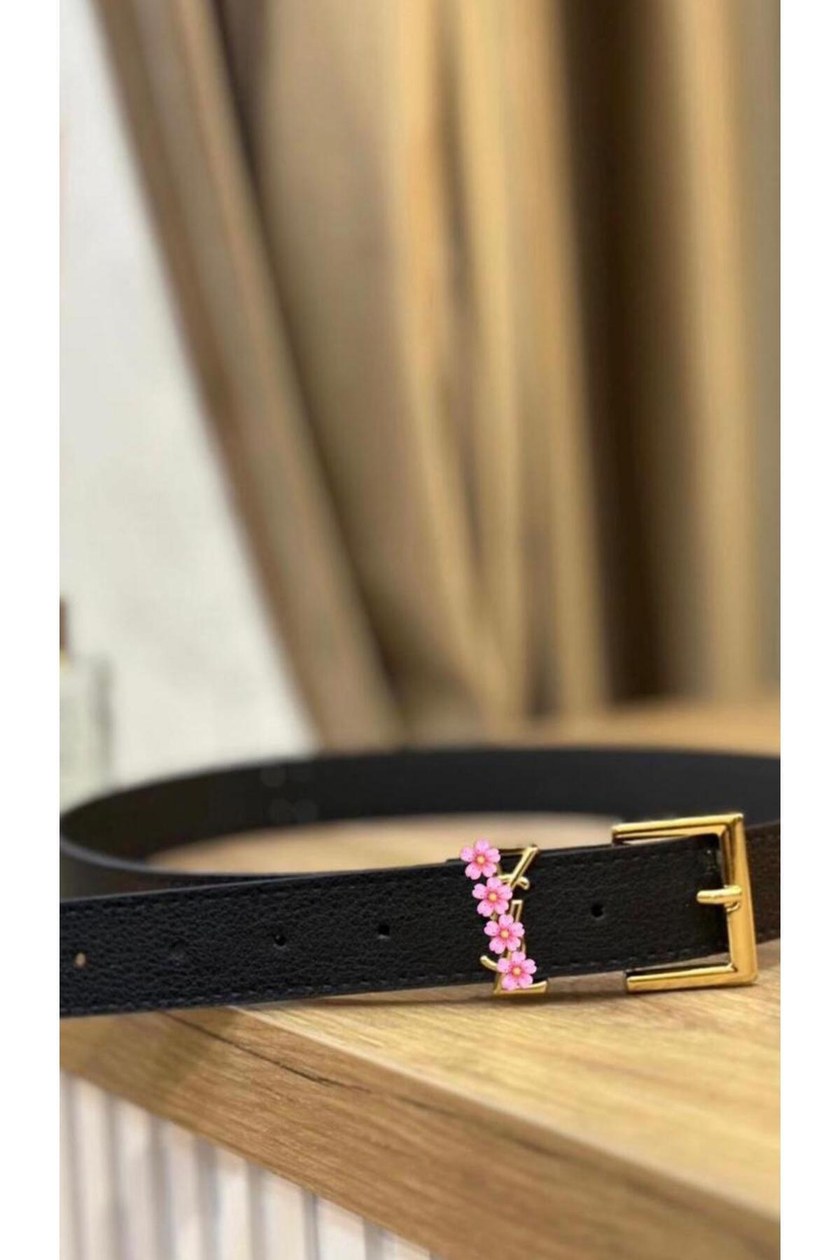 ERDESIGNN KADIN KEMER GOLD DETAYLI KEMER PANTOLON KEMERİ ETEK KEMERİ CEKET KEMERİ ELBİSE KEMERİ