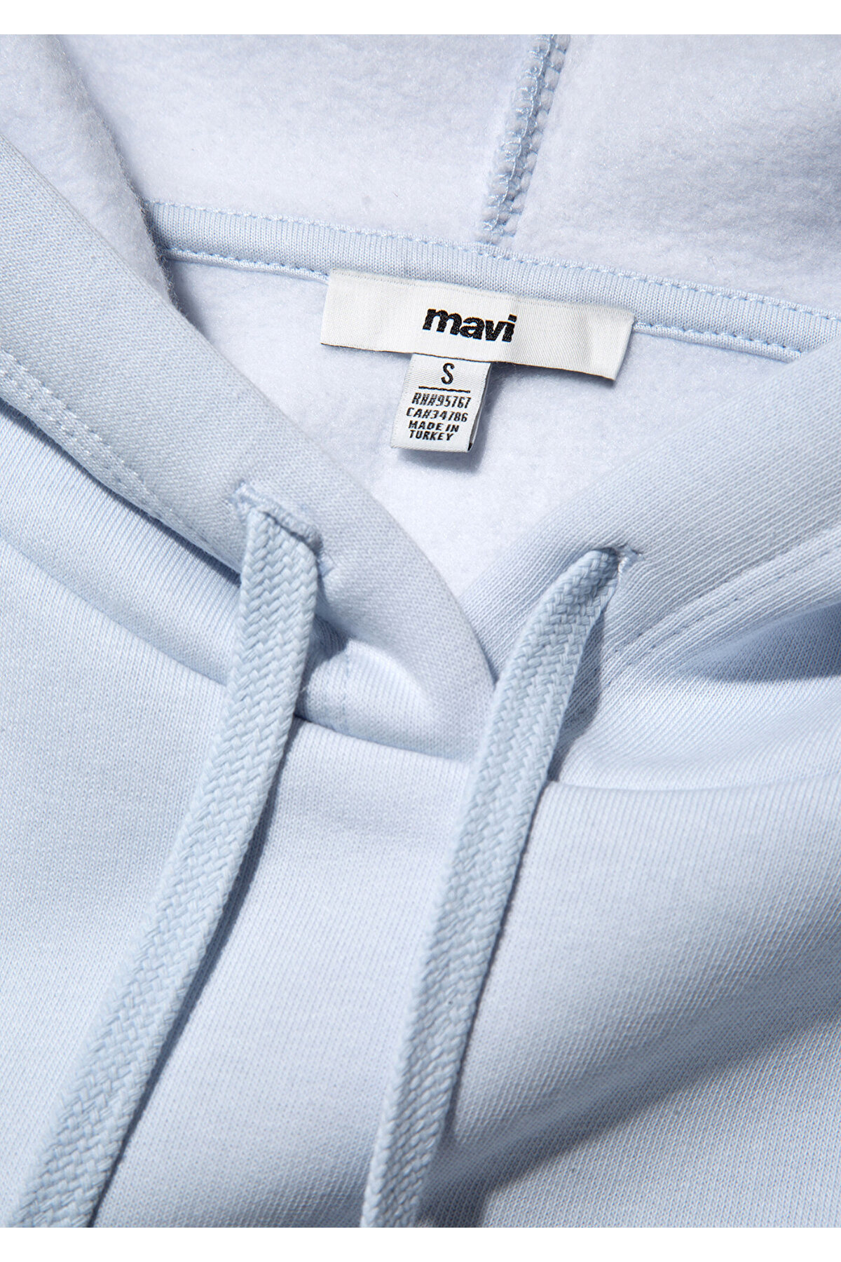 سویشرت کلاهدار با چاپ لوگوی ماوی 1600361-70717