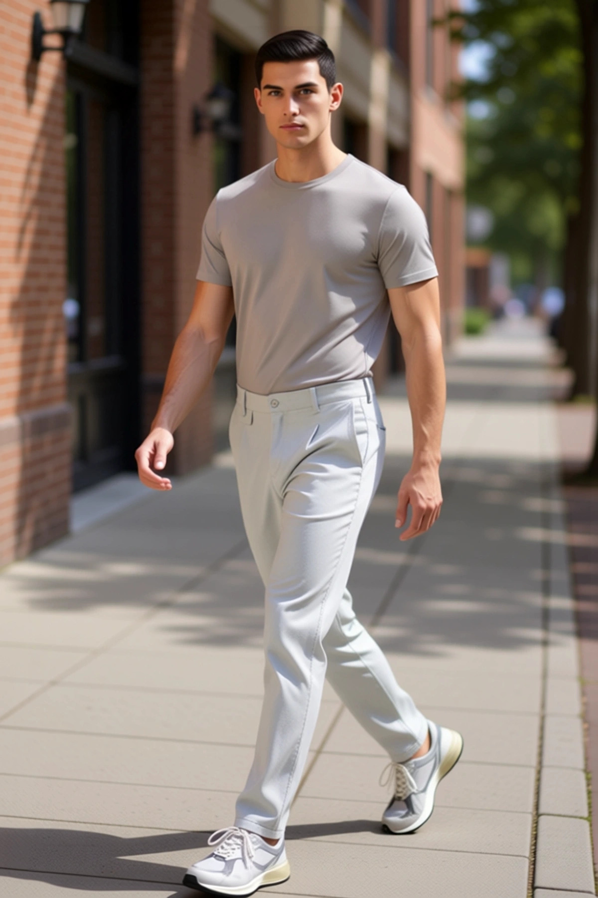 Erkek Moda Slim Fit Boru Paça Pantolon Günlük Kullanım İçin İdeal Seçim Yazlık
