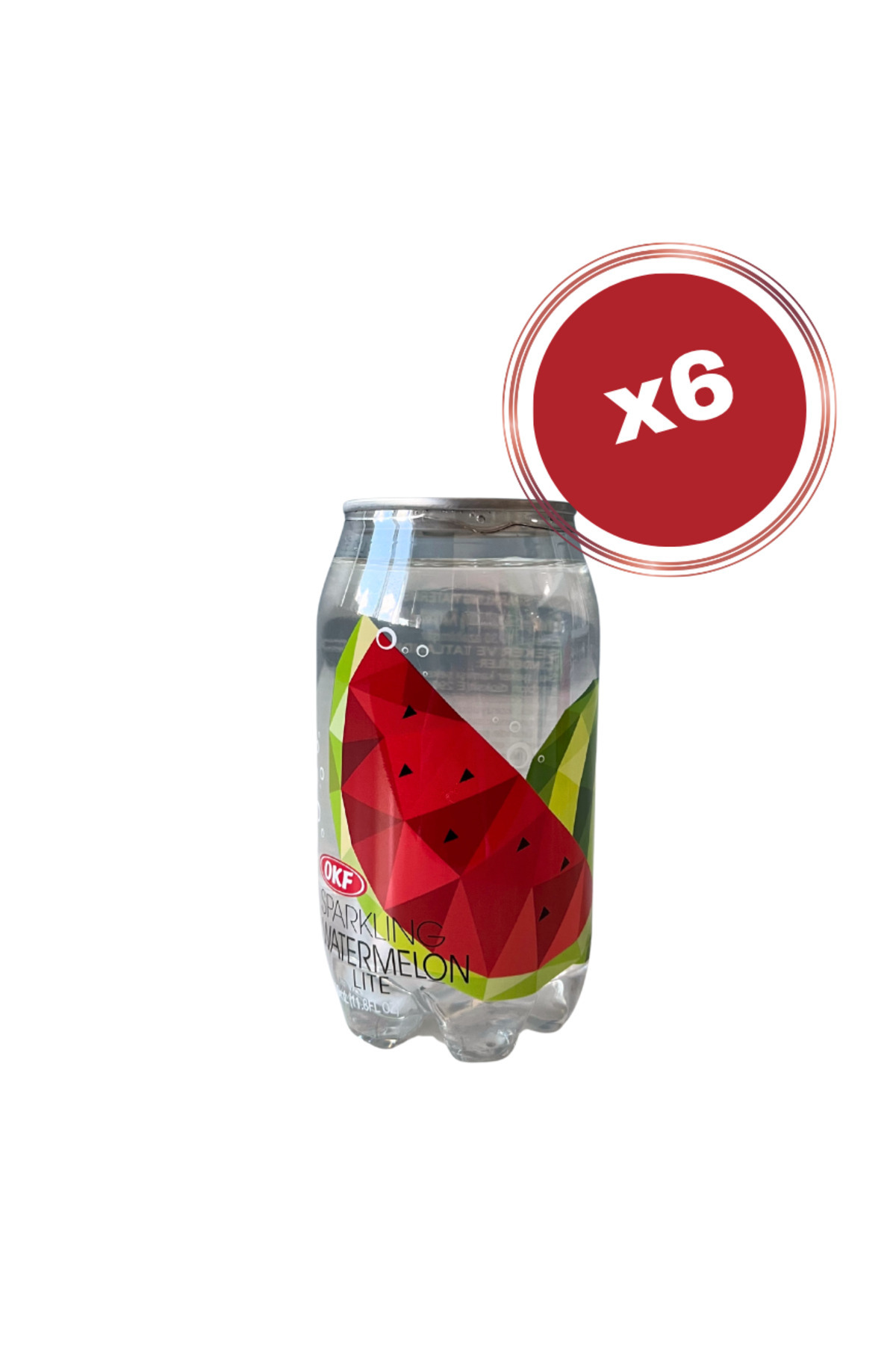 OKF Enerjisi Azaltılmış Karpuz Aromalı Gazlı Içecek 350ML 6'lı Set