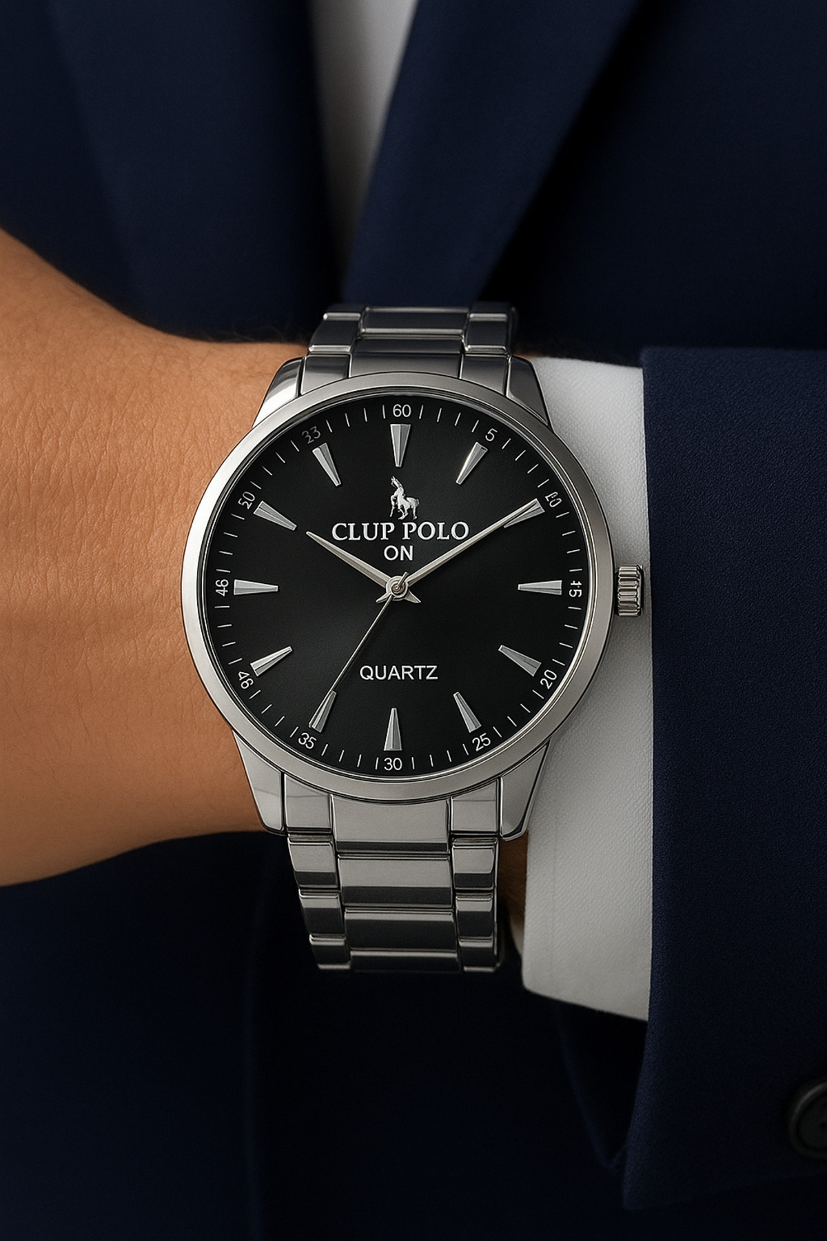 S.POLO Marka Orijinal Erkek Kol Saati Bileklik Hediyeli