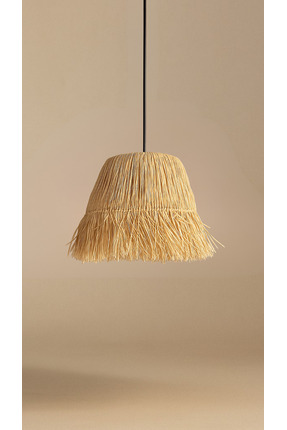 BOHEM SANATIM El Yapımı Saçaklı Rafya Avize Bohem Rustik Avize Kafe, Balkon, ...