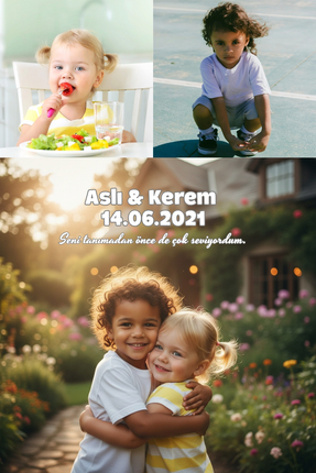 FourArts Kişiye Özel Aşk Tablosu | Sevgililer Günü Hediyesi | Yıldönümü Hediyesi