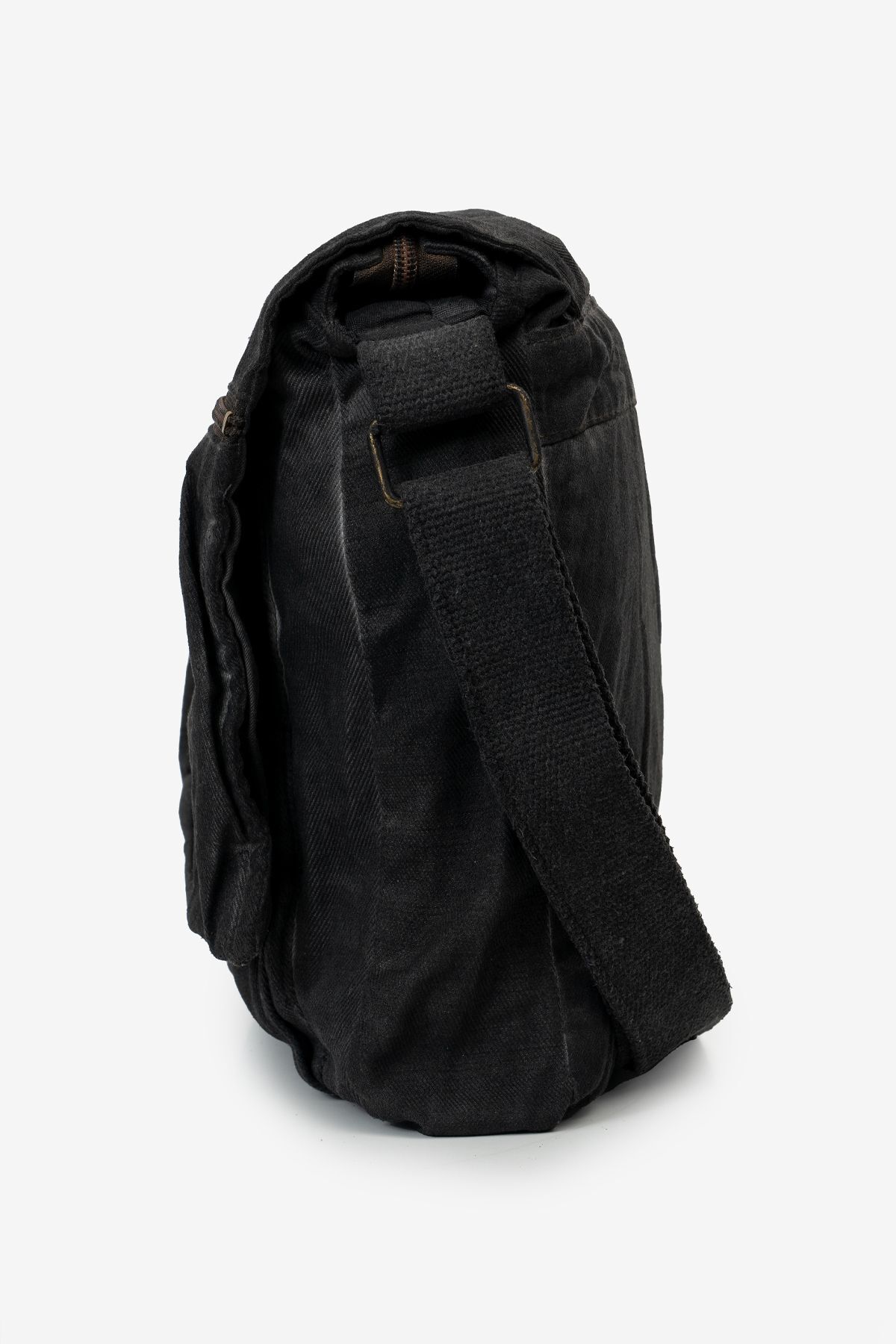 Old Cotton  Salaş Omuz Çantası Pamuk Postacı Laptop Okul Seyahat Günlük Vintage Retro - Mulater Bag 8128 - Görsel 3