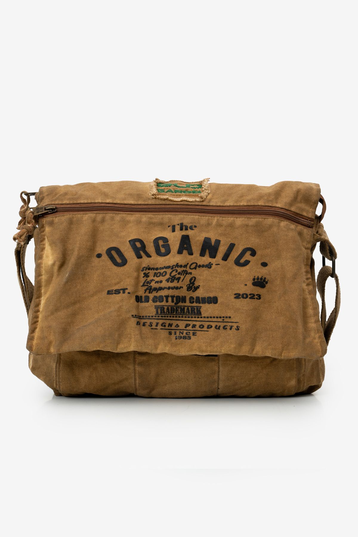 Genel Markalar Salaş Omuz Çantası Pamuk Postacı Laptop Okul Seyahat Günlük Vintage Retro - Mulater Bag 8128 görsel 2