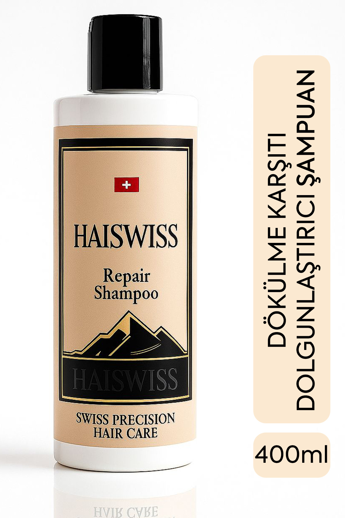 HAISWISS Pirinç Proteini ve Keratin İçeren Dökülme Karşıtı ve Hızlı Uzama Destekli Onarıcı Şampuan — HWSRS01