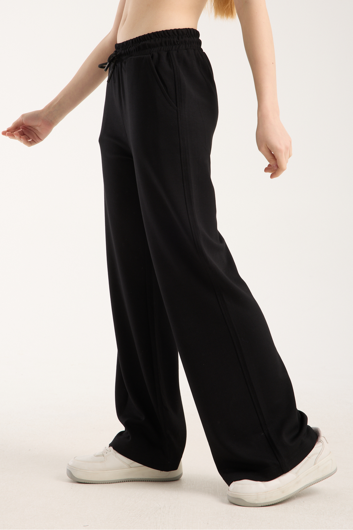 KAPHONE  Kadın Modal Geniş Paça Eşofman Altı - Görsel 5