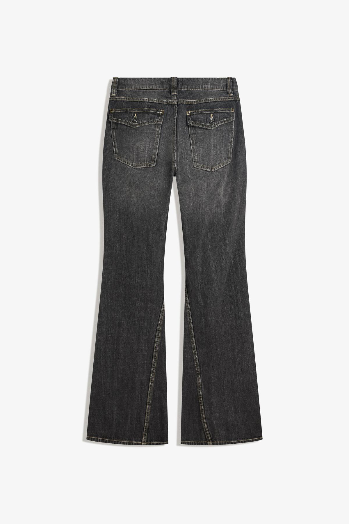 Bershka  Düşük bel baggy fit çan paça jean - Görsel 5