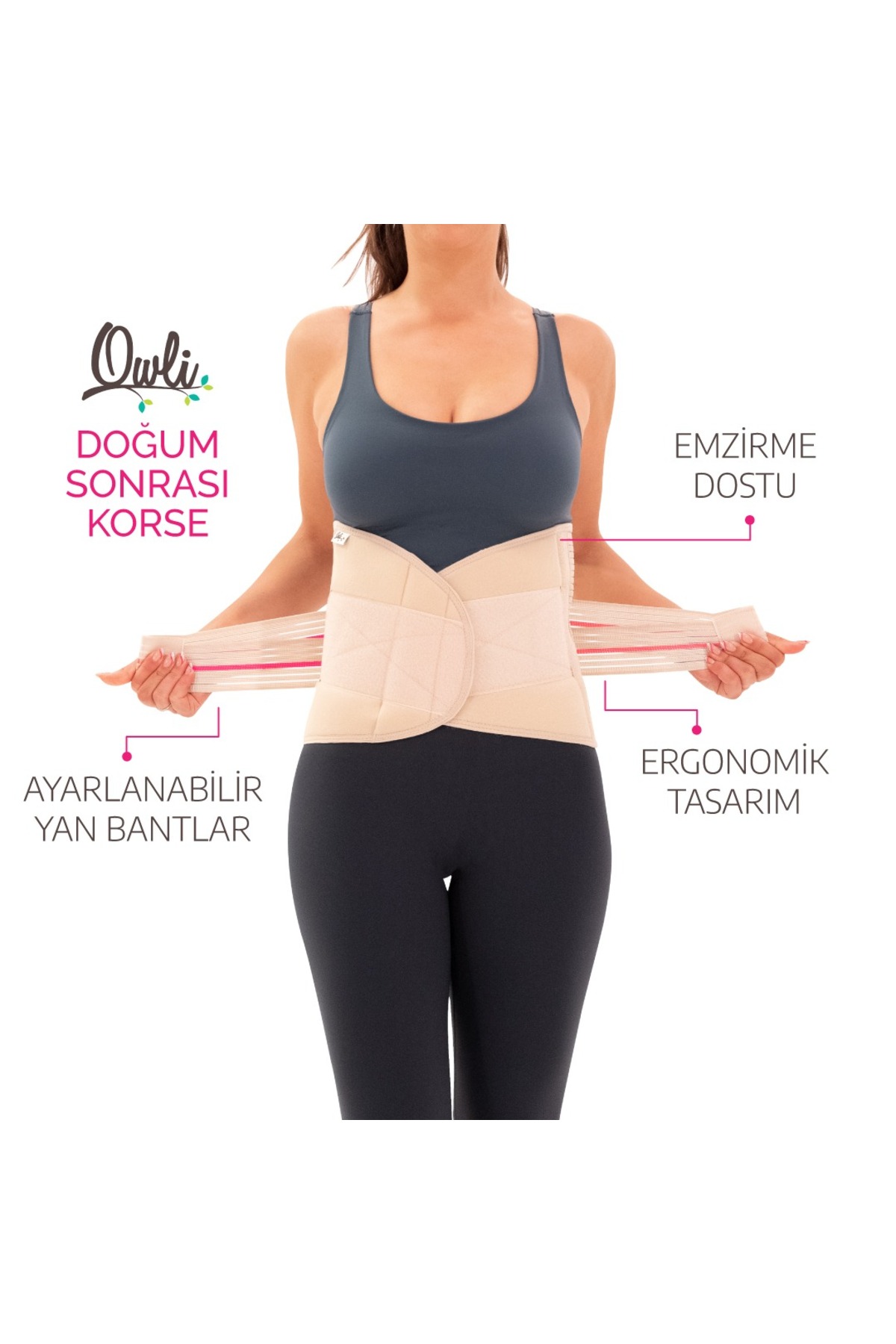 Owli Kadın Ten Doğum Sonrası Korse fotoğrafı 2 (önizleme)