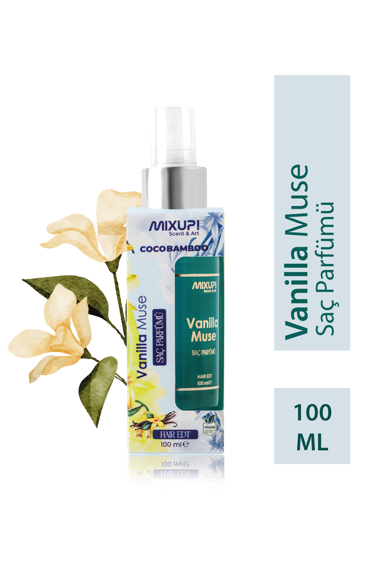 Mixup ! CocoBamboo Vanilla Muse Kalıcı Saç Parfümü (Hair EDT) 100