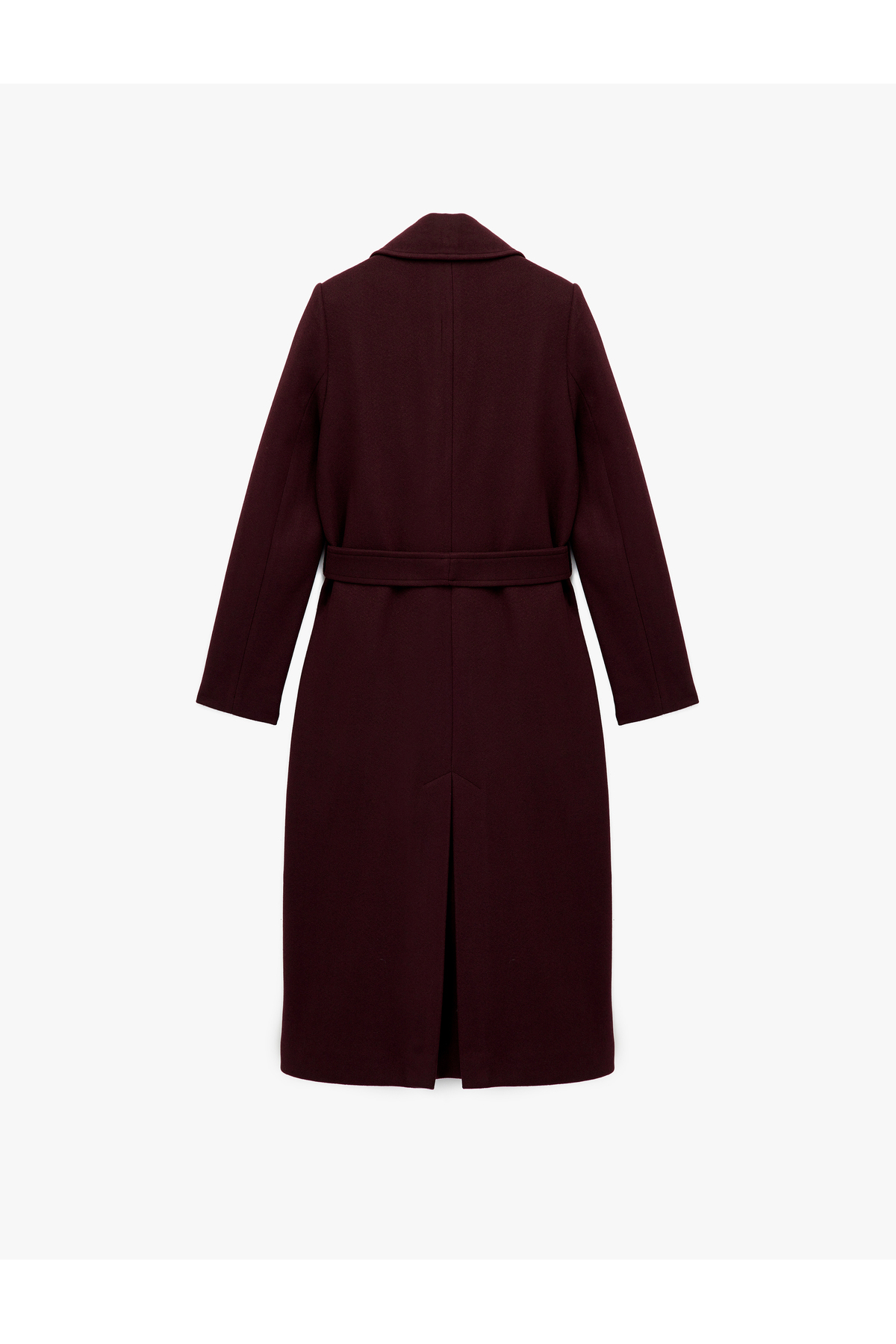 Koton  Trenç Kaban Uzun Kollu Cepli Kruvaze Kemerli - Görsel 8