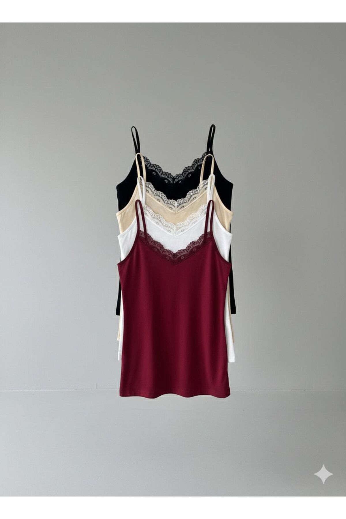 ek bykuzeylingerie 4 részes női felső, pántos, csipkés felső