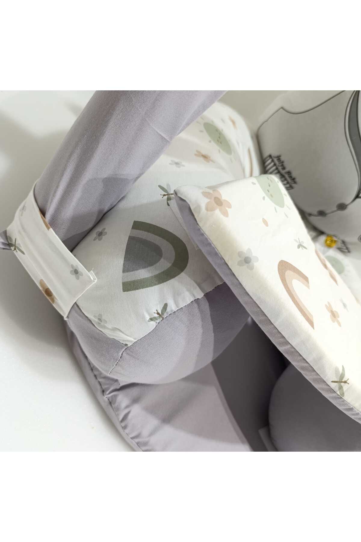 JULYA KİDS Oyuncaklı Bebek Destek Oturma Minderi Sırt Destekli Oturmak Öğrenme Koltuk fotoğrafı 3 (önizleme)