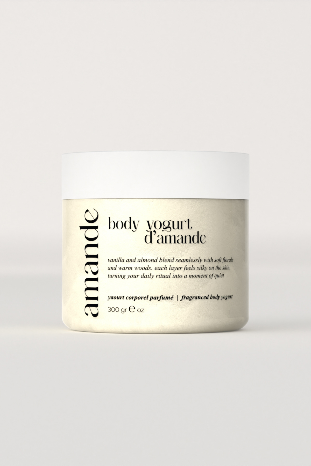 Amande Body Yogurt d'Amande Besleyici Nemlendirici Vücut Kremi 300 gr I Vegan Formül — 8685073317020