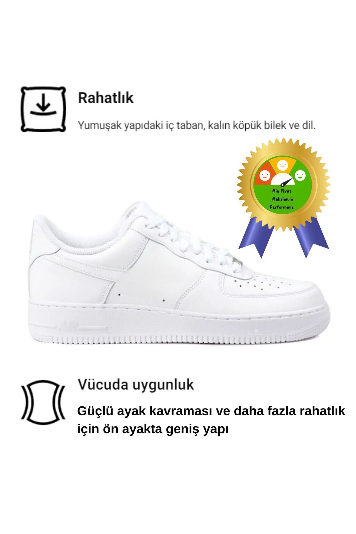 Liarca Old Seasoned Süper Rahat 4 Mevsim Unisex Günlük Yürüyüş Spor Ayakkabı Sneaker görsel 4
