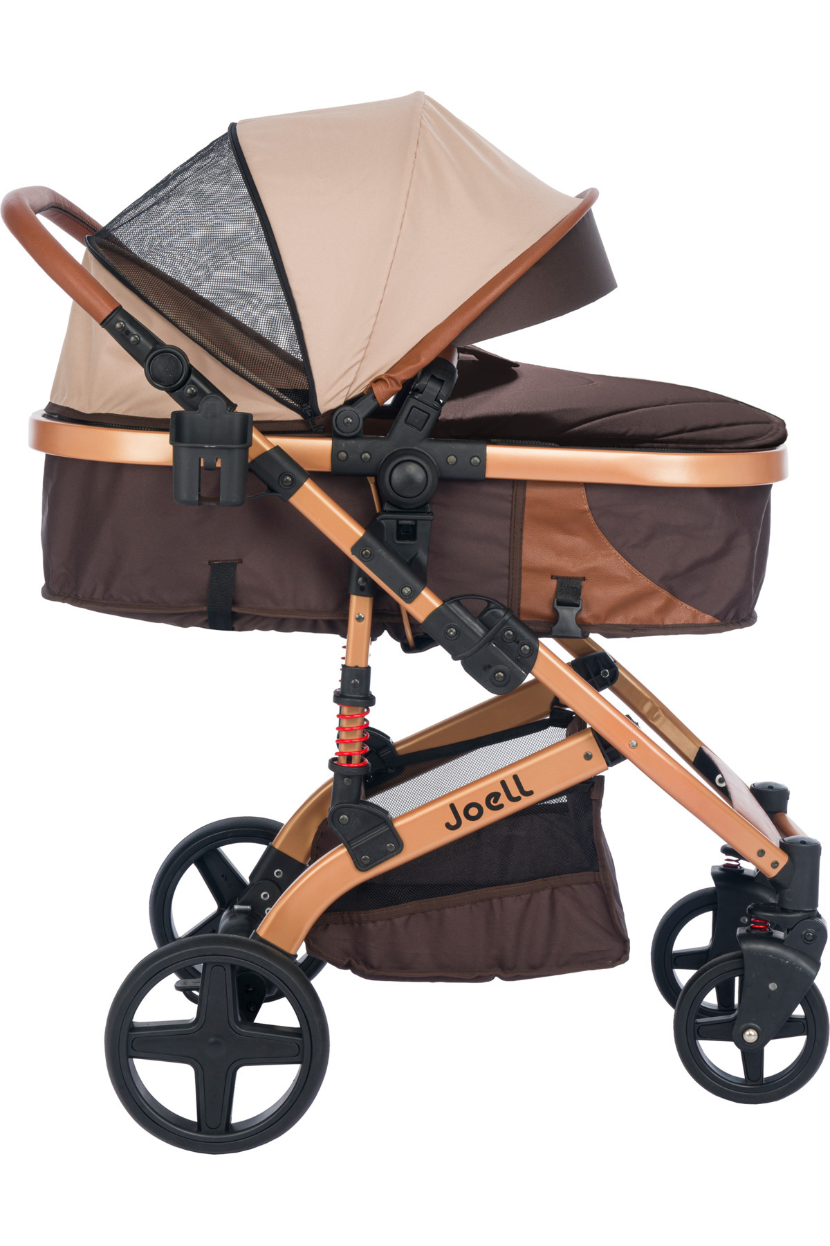 Joell Truva 1712 Travel Sistem Bebek Arabası Kahve fotoğrafı 3 (önizleme)