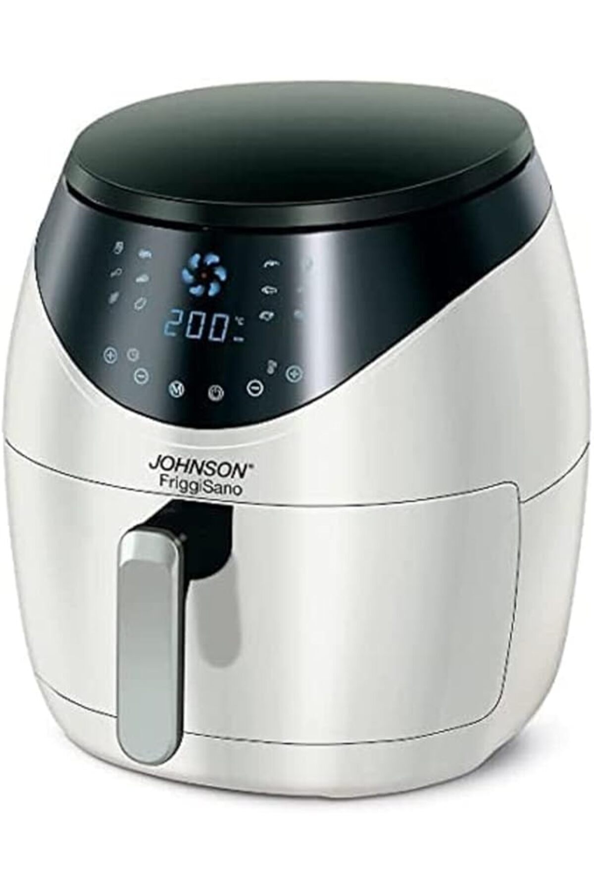 Misda Store Friggisano Sıcak hava fritözü - 6,5 l - Zamanlayıcı: 60 dak - Dijital, Beyaz (Made in Italy)