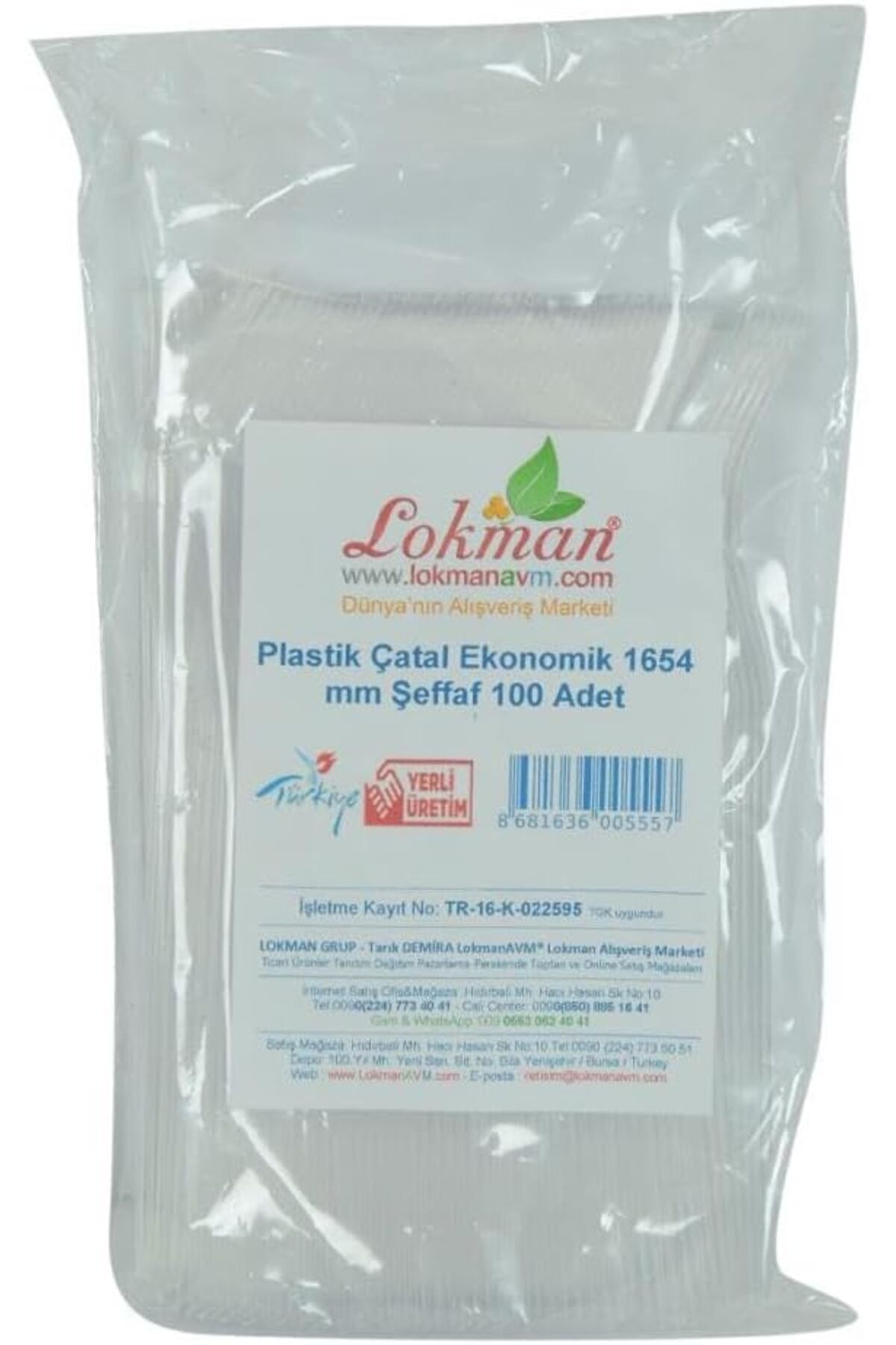 yenibagshop Çatal (100 Adet)