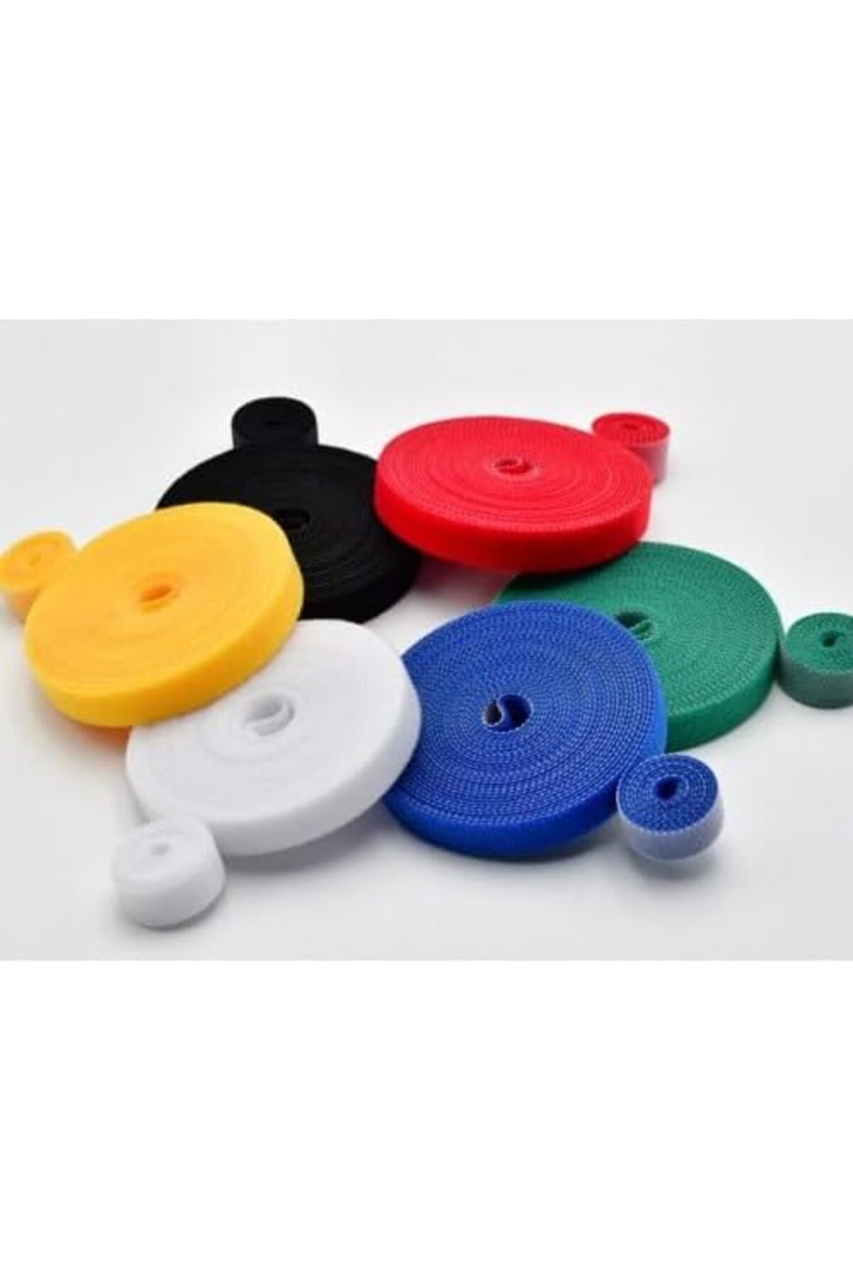 SoyluhanStore Cırt Cırt Sabitleyici Kablo Düzenleyici 5 Metre x 1cm